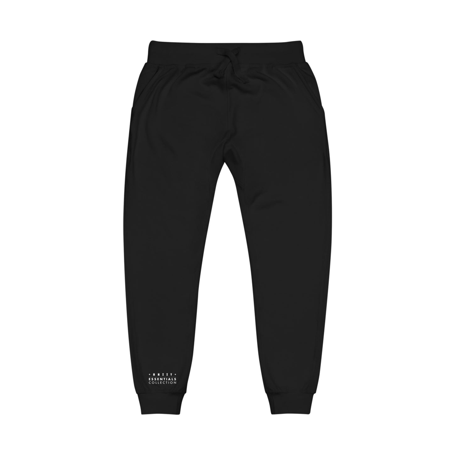 Flamingo Essentials Black Fleece Sweatpants