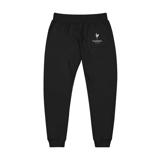 Flamingo Essentials Black Fleece Sweatpants