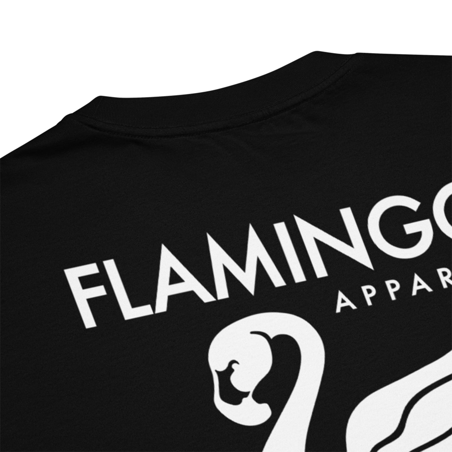 Flamingo Essentials Oversized Heavyweight Tee – Black