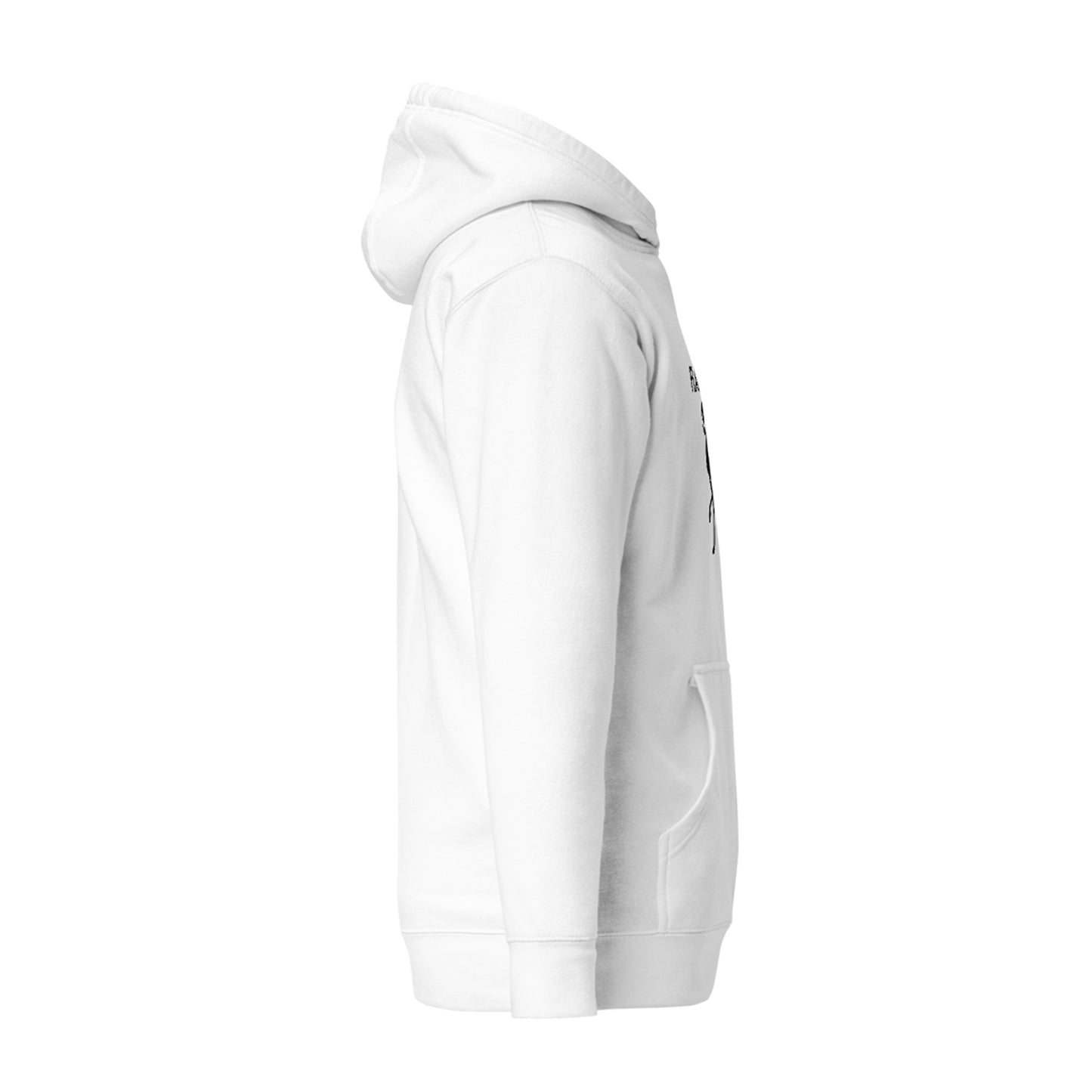 Flamingo Essentials Premium White Logo Hoodie