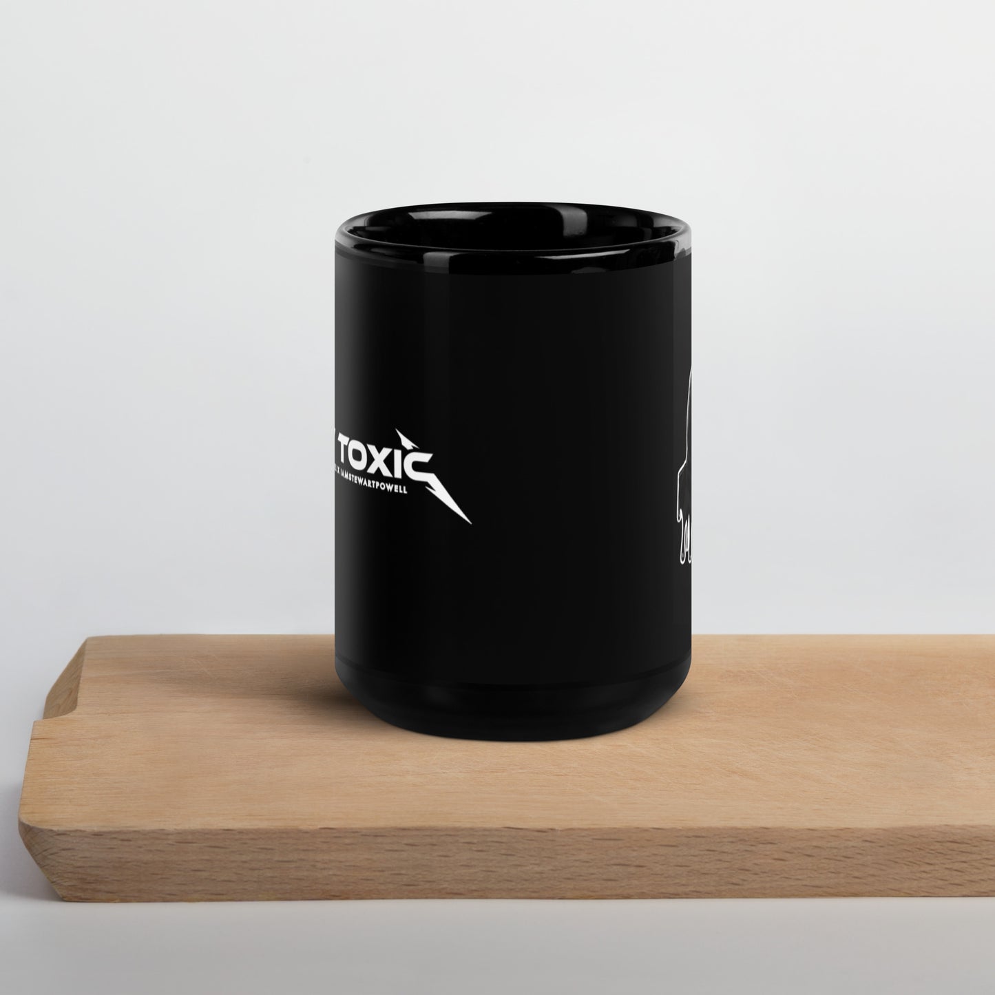 Stay Toxic - Black Glossy Coffee Mug