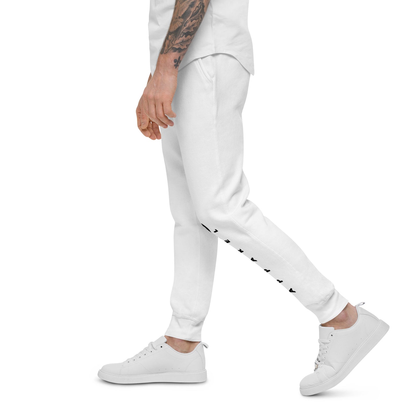 Flamingo Essentials -  White Unisex fleece sweatpants